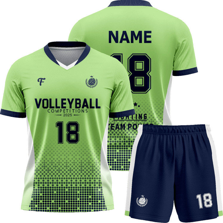 排球服套装女定制新款气排球比赛训练队服学生短袖速干球衣印字号