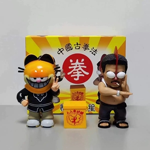 懦夫救星 破坏之王 逃学威龙 国产007 星爷 恶味趣搞手办摆件模型