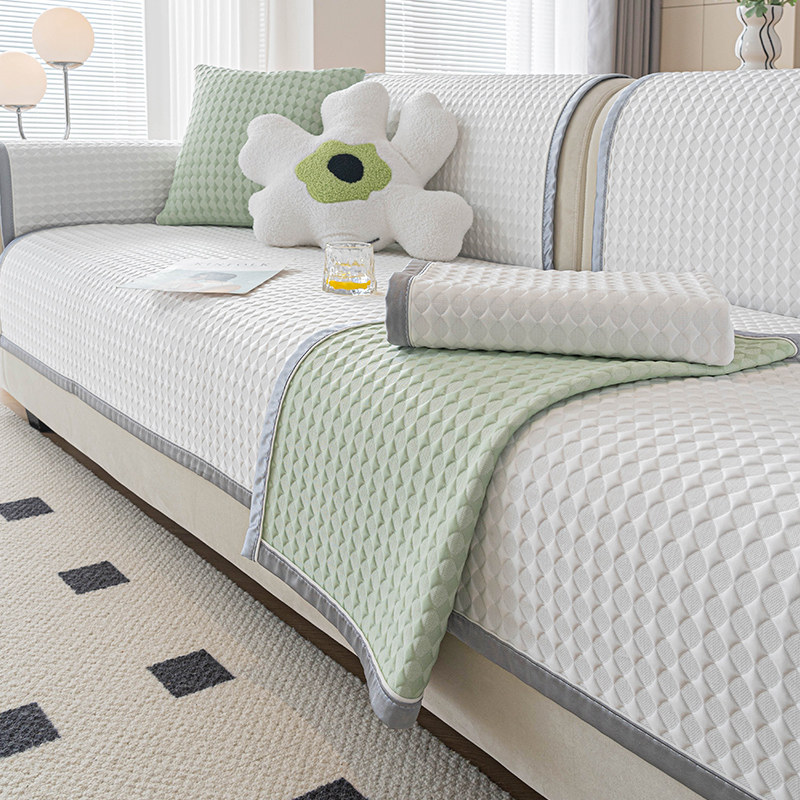 冰丝沙发垫夏用凉席垫2025新款夏天防滑坐垫皮夏季凉感盖布巾垫子,居家布艺,沙发垫,淘宝优惠券,粉丝福利购,淘宝优惠卷