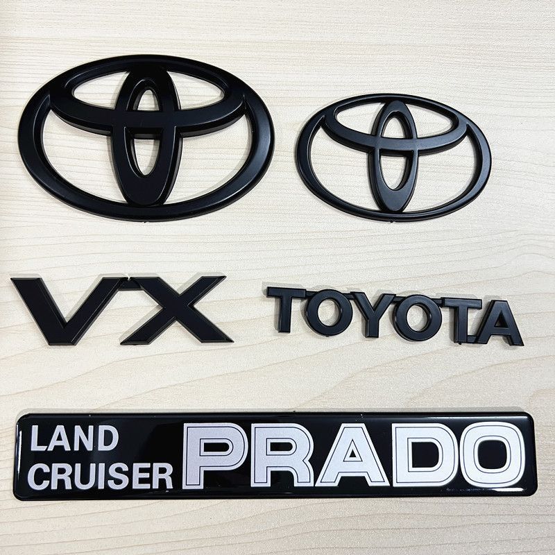 适用于北汽陆霸路霸改装丰田霸道2700/3400老款普拉多黑武士车标