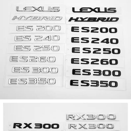 雷克萨斯ISES后尾标贴字母RX200