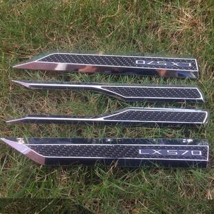 适用新款雷克萨斯LX570车标 叶子板标高配版后尾标侧标车身标志贴