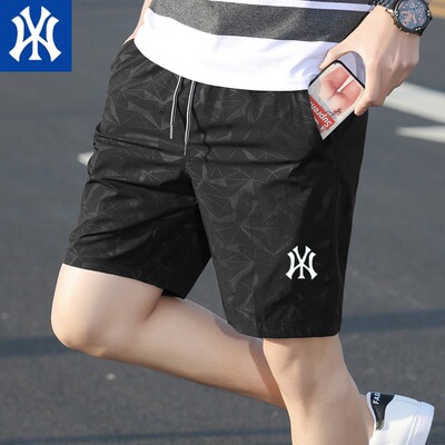 夏季男士运动四分裤冰丝薄款