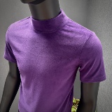 春夏新款男士半高领打底衫~短袖加绒T恤~纯色打底419-T2601-P45，男装T恤，星座419（原A233）