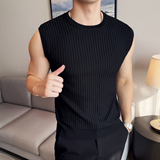 男士无袖背心~个性款针织背心马甲~休闲背心419-S0802-P45，男装背心/马甲，星座419（原A233）