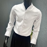 2026春夏新款男士衬衫~复古领时尚长袖衬衣419-XT2603-P65，男装衬衫，星座419（原A233）