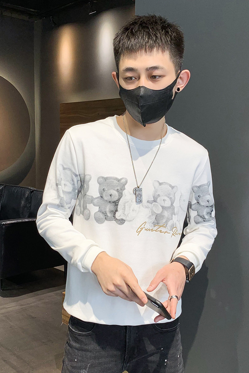 秋冬款社会小伙套头卫衣韩版宽松网红印花男外套Y6905,男装卫衣,星座419（原A233）