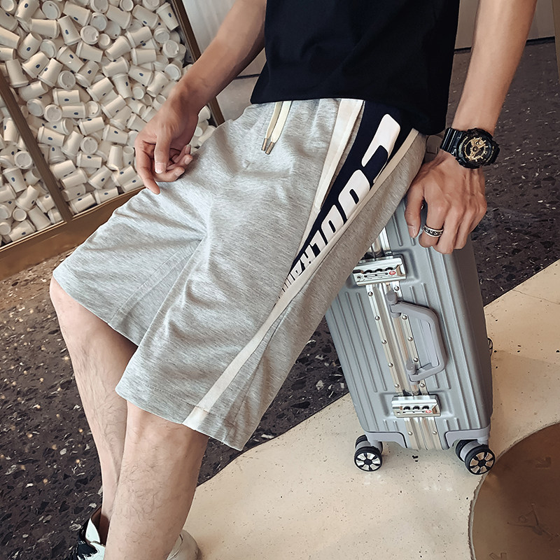 夏季五分裤社会小伙休闲短裤潮流百搭短裤A233-DK02特P30控50，男装休闲裤，星座419（原A233）
