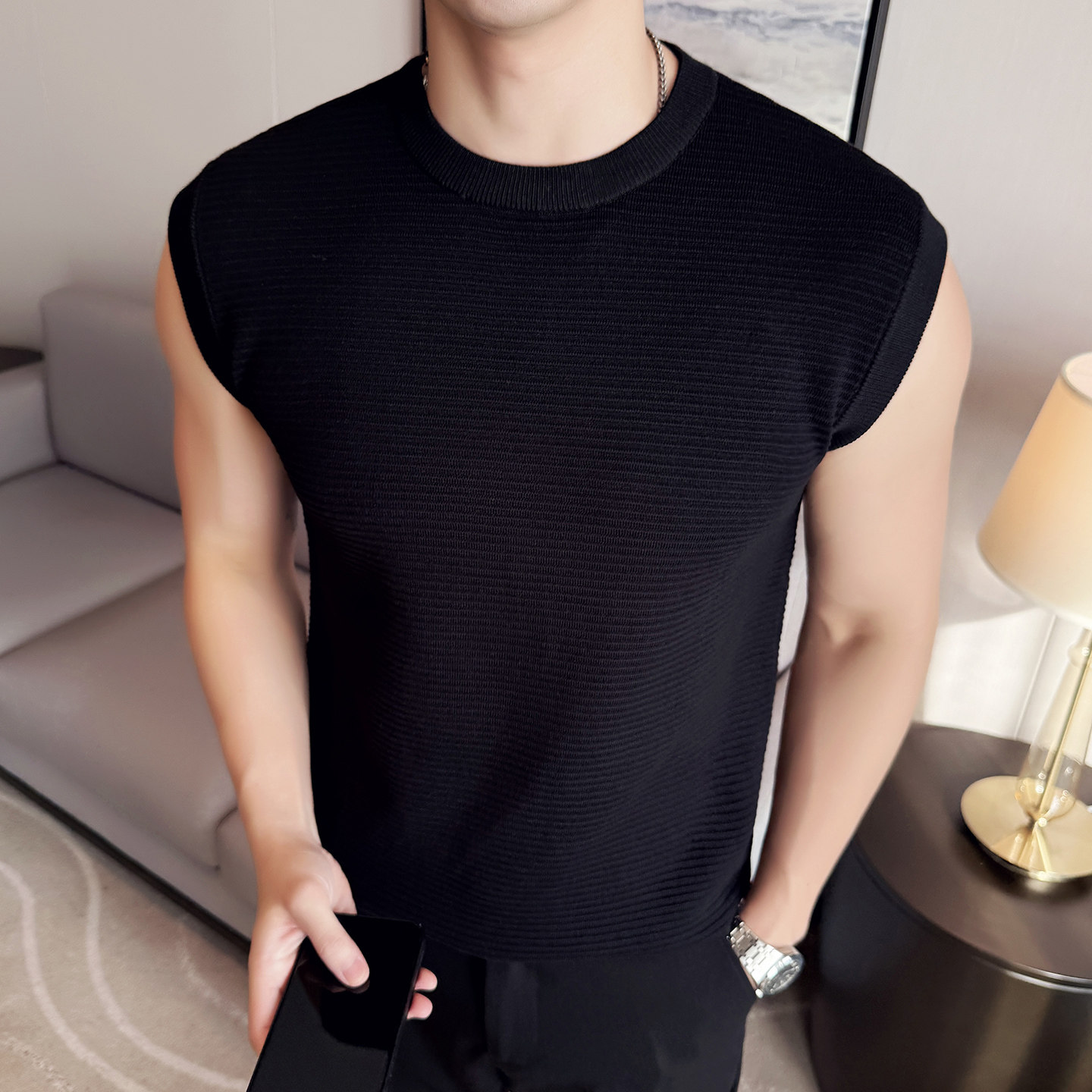 男士针织衫背心~个性款背心针织衫~休闲毛背心马甲419-S0801-P45,男装背心/马甲,星座419（原A233）