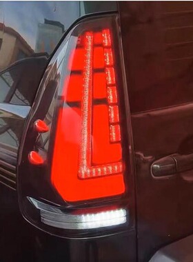 适用2003-2009年丰田PRADO霸道后尾灯LC120后刹车警示灯LED灯改装