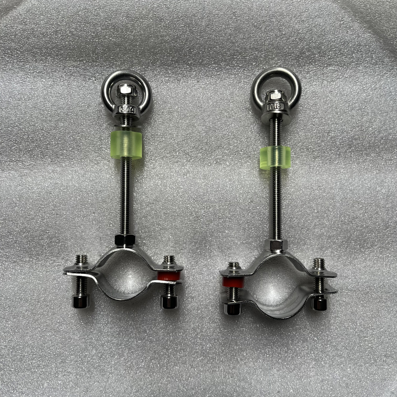 适用越野车车顶行李架货架脱困板固定螺丝圆管行李框夹子不锈钢