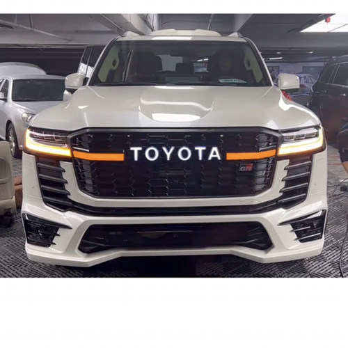 适用2022-2026年丰田兰德酷路泽带灯中网LC300GR前脸land CRUISER