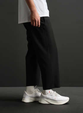 ZONEiD 梭织运动长裤25春夏新款WovenAir轻薄透气拉链布克九分裤