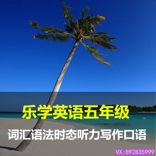 小學生5五年級英語自然拼讀國際音標詞匯語法視頻輔導培訓教程學