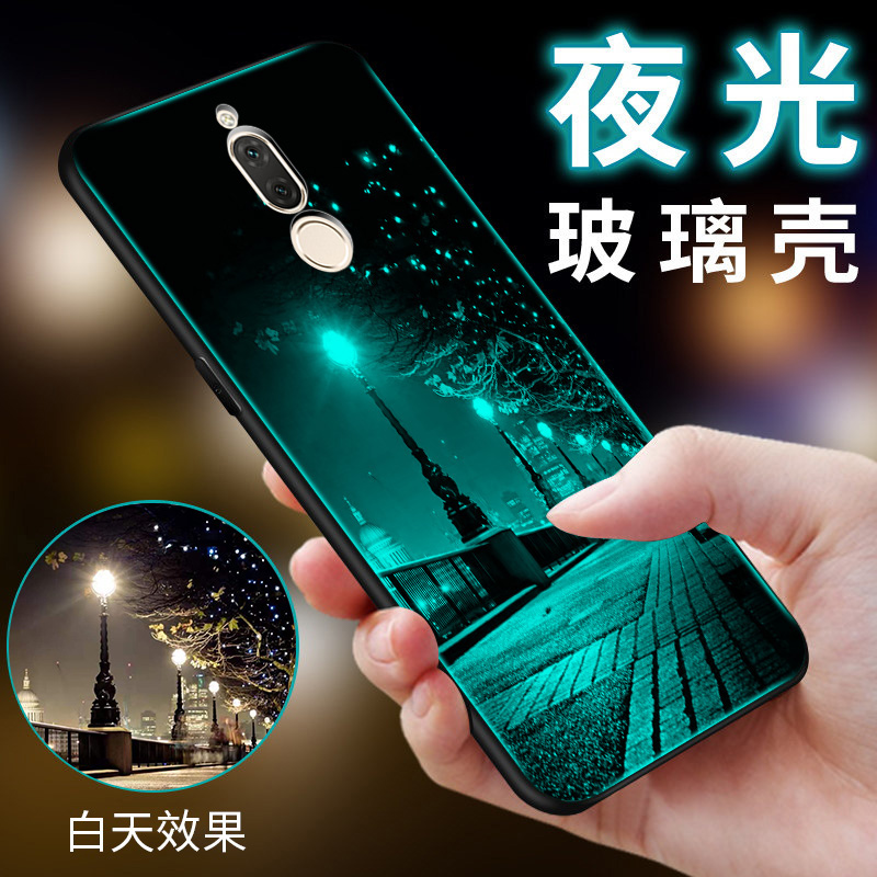 华为麦芒6手机壳RNE-AL00个性Huawei麦茫6玻璃套mate10lite夜光Nova2i防摔hw卖忙6硅胶aloo潮牌rne-a100男女 3C数码配件 手机保护套/壳 原图主图