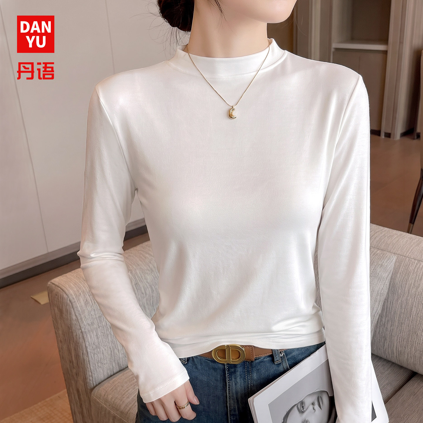 打底衫女薄款修身显瘦高级感上衣
