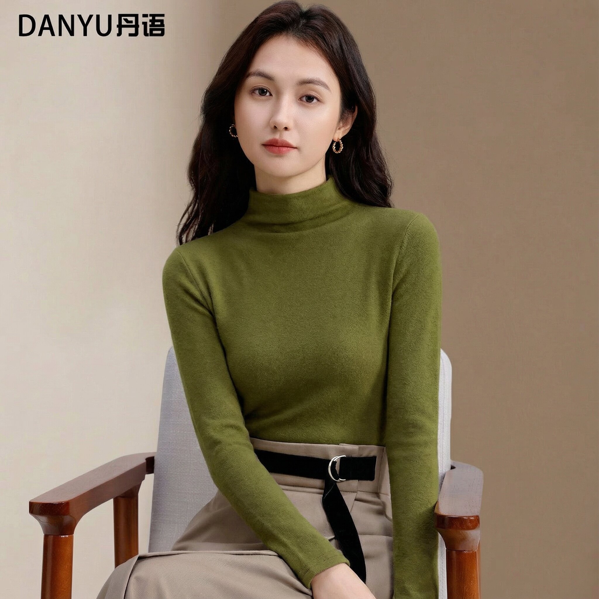 双面德绒打底衫女高级感保暖上衣