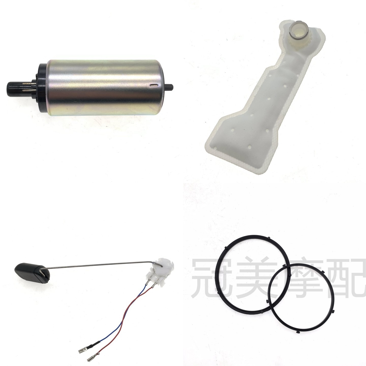 适用豪爵DK150E/R HJ150-30E/30D/30F 汽油泵泵芯 油浮子 过滤网