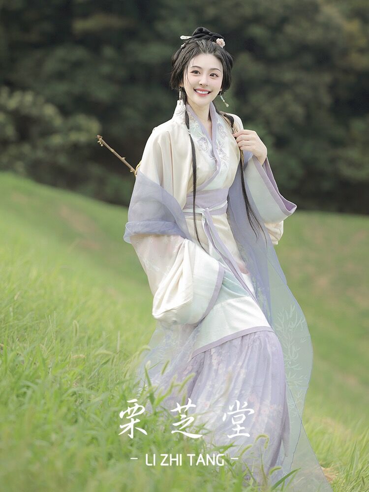 【汉锦记】出租栗芝堂汉服改良马王堆短曲裾【缇萦】汉元素国潮风
