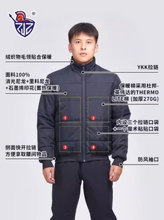 阻击者Z6棉服重磅加厚男冬执勤抓绒外套户外短款羽绒棉衣户外保暖