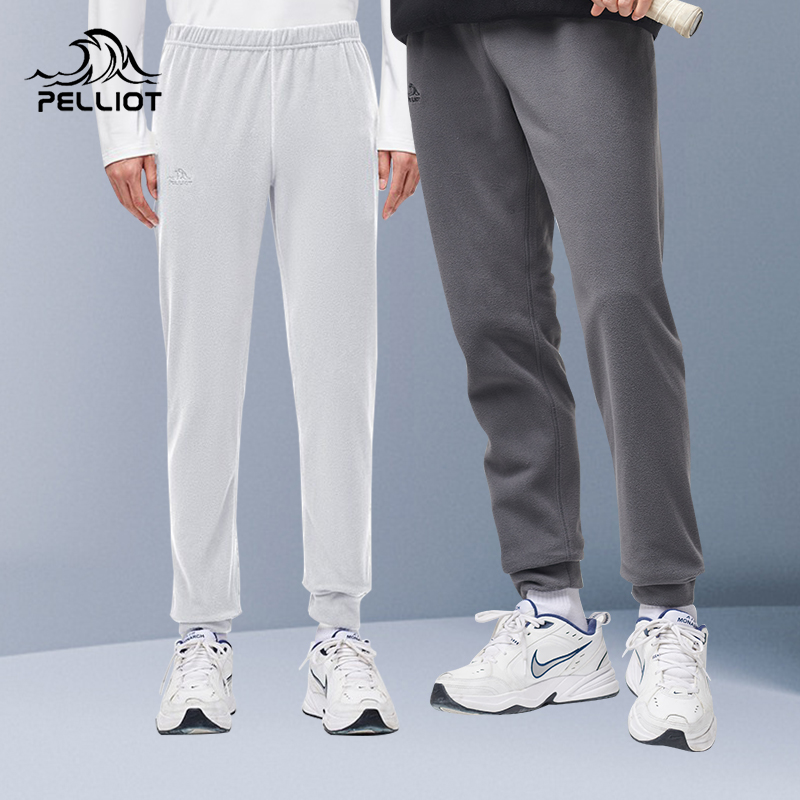 伯希和戶外抓絨褲男女打底褲加厚