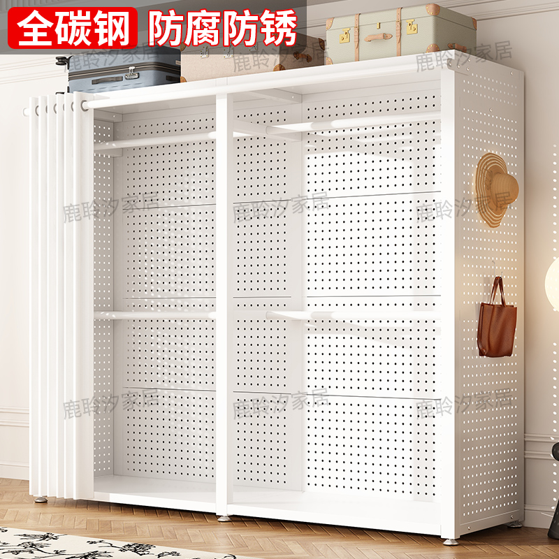 金属衣柜家用小户型挂衣架