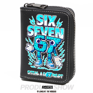 steal a brainrot偷走一颗脑红周边防消磁卡包多卡位大容量男学生