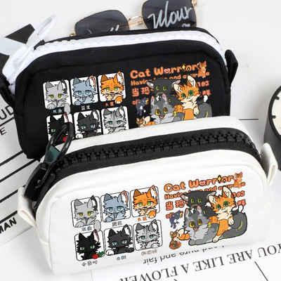 猫武士周边大容量笔袋文具袋