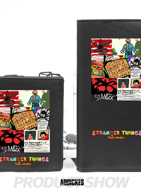 怪奇物语StrangerThings周边美剧欧美学生钱包卡包一体男款大容量