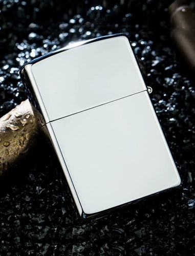 Оригинальная ветрозащитная зажигалка на керосине, зеркальный эффект