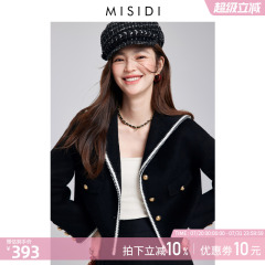 赫本小香风双面呢零羊绒大衣女短款2025春季新款小个子羊毛呢外套