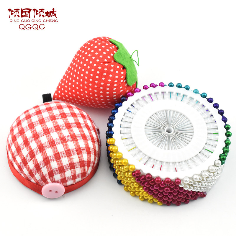 大头针固定针 diy手工扎针包彩色珍珠针定位针珠针定型针插包工具