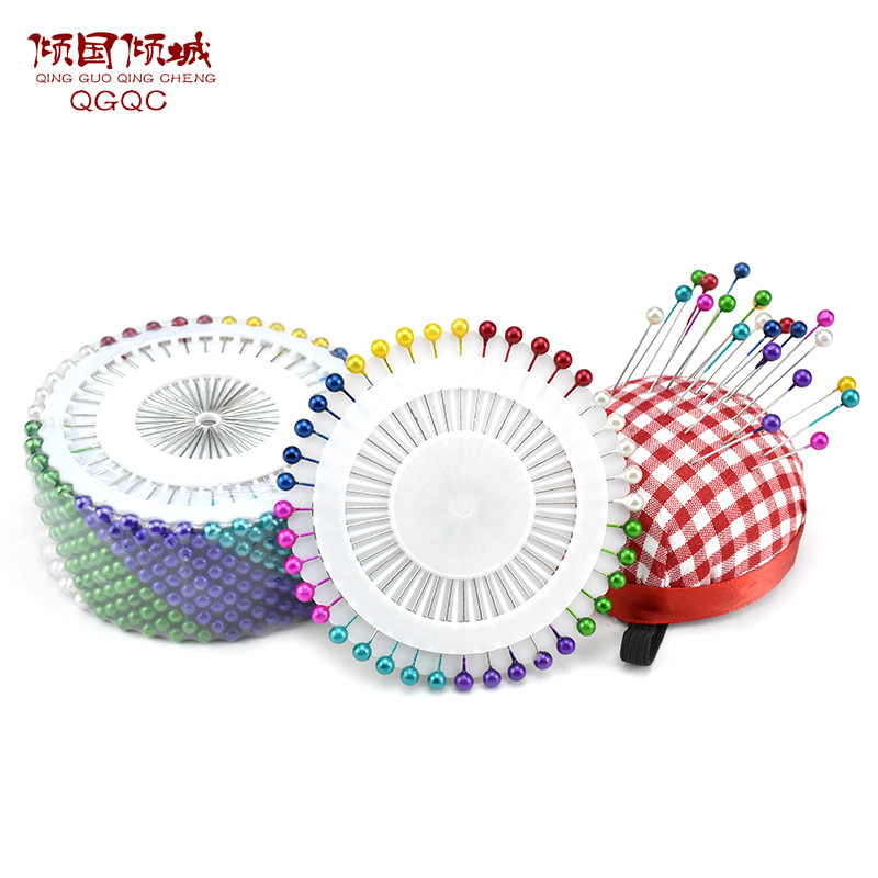 彩色大头针定位珠针十字绣固定