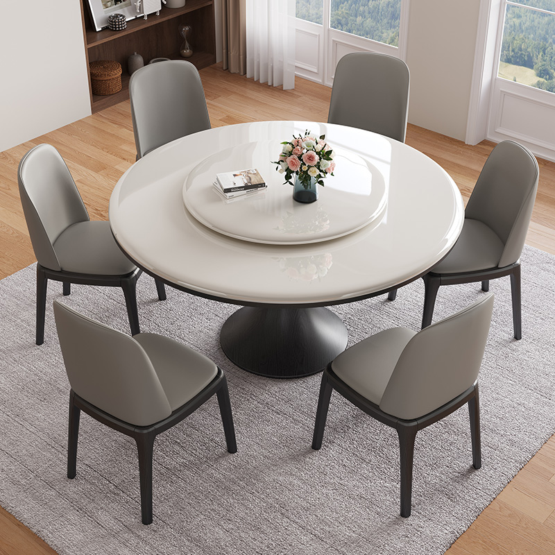 大理石餐桌椅组合家用小户型
