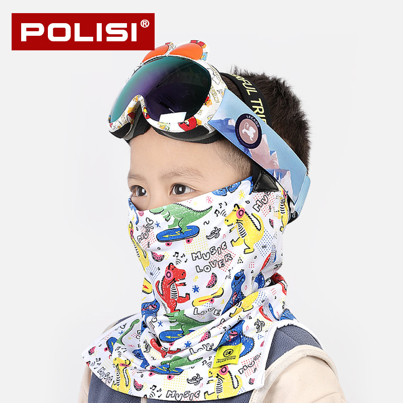 防风保暖速干儿童滑雪头套面罩