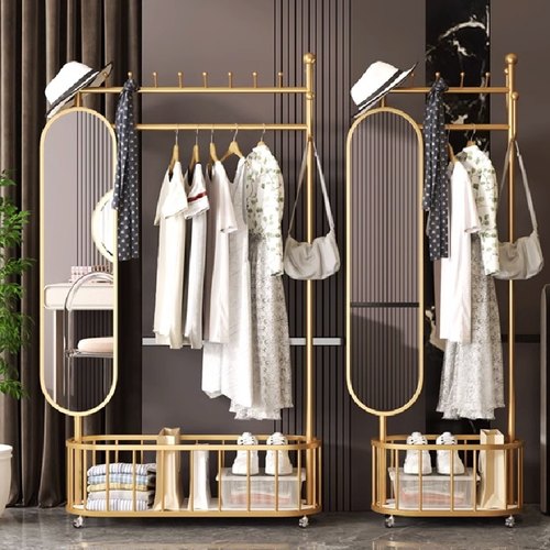 落地镜衣帽架家用卧室