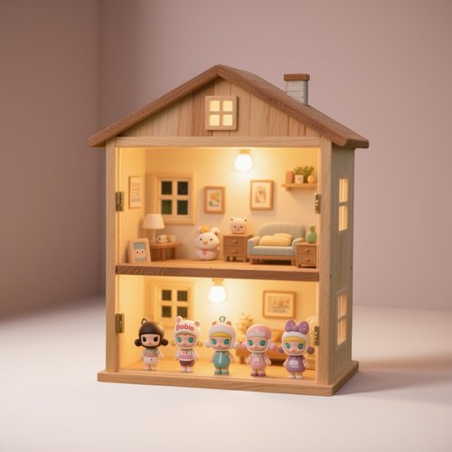 高档创意桌面盲盒展示架