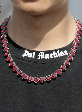 KAKA金属爱心男女桃心项链