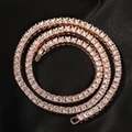 Rose Gold White Diamond 55Cm4Mm