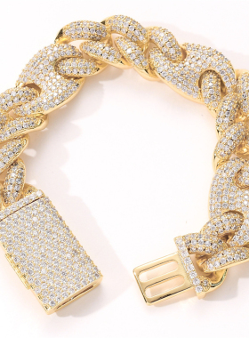 欧美新款超密微镶锆石