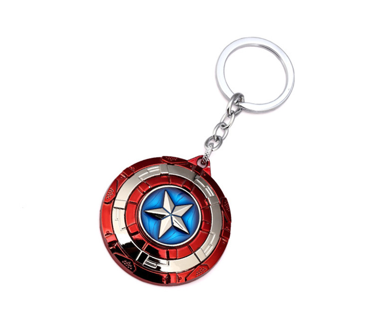美国队长时尚钥匙扣可转动复仇者联盟个性挂件欧美流行配饰挂饰|msdalam kategori Aksesori/Belt kulit/Hat/Muffler, Kasut dan beg/Aksesori tali pinggang, aksesori beg, rantai kunci - dari Buy2taobao.com untuk memberikan perkhidmatan ejen Taobao profesional membeli