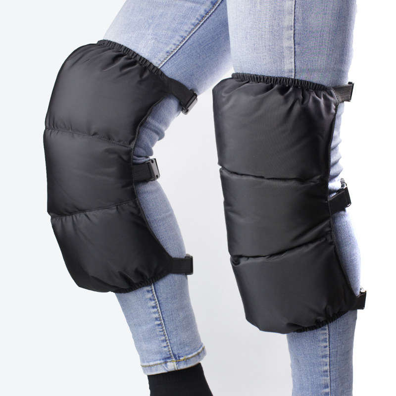 电动车护膝保暖男女冬季骑车骑行加厚挡风防寒摩托车羽绒护膝护腿