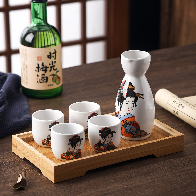 陶瓷日式清酒壶分酒器温酒器酒盅