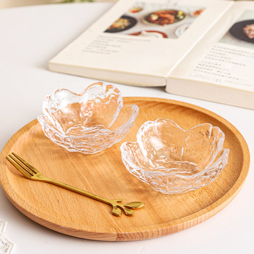 透明玻璃小碟子醋碟蘸料碟调料碟