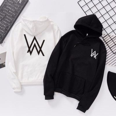 青少年拉链薄款艾伦沃克卫衣套装