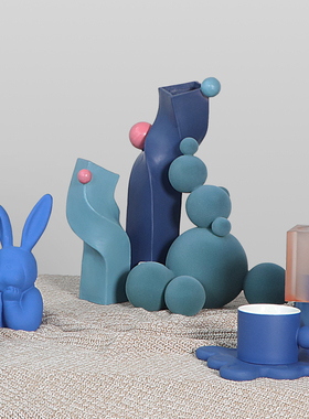 密度家居陶瓷树脂摆件创意样板间