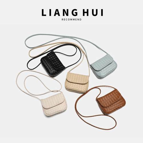 良汇迷你小方包文艺化妆包口红气垫可爱零钱包百搭时尚斜挎小包包