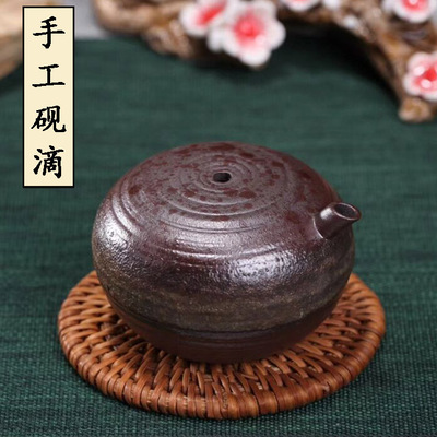 手拉坯纯手工砚陶器炻器