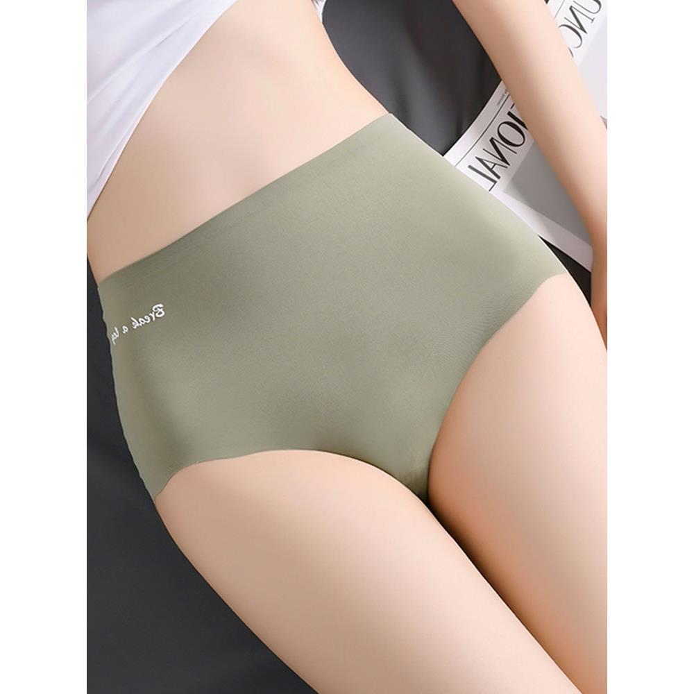 无痕健身运动高腰内裤无痕冰丝