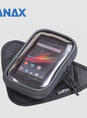日本TANAX MOTOFIZZ摩托车油箱手机包磁铁可触屏横竖旋转MFK-194